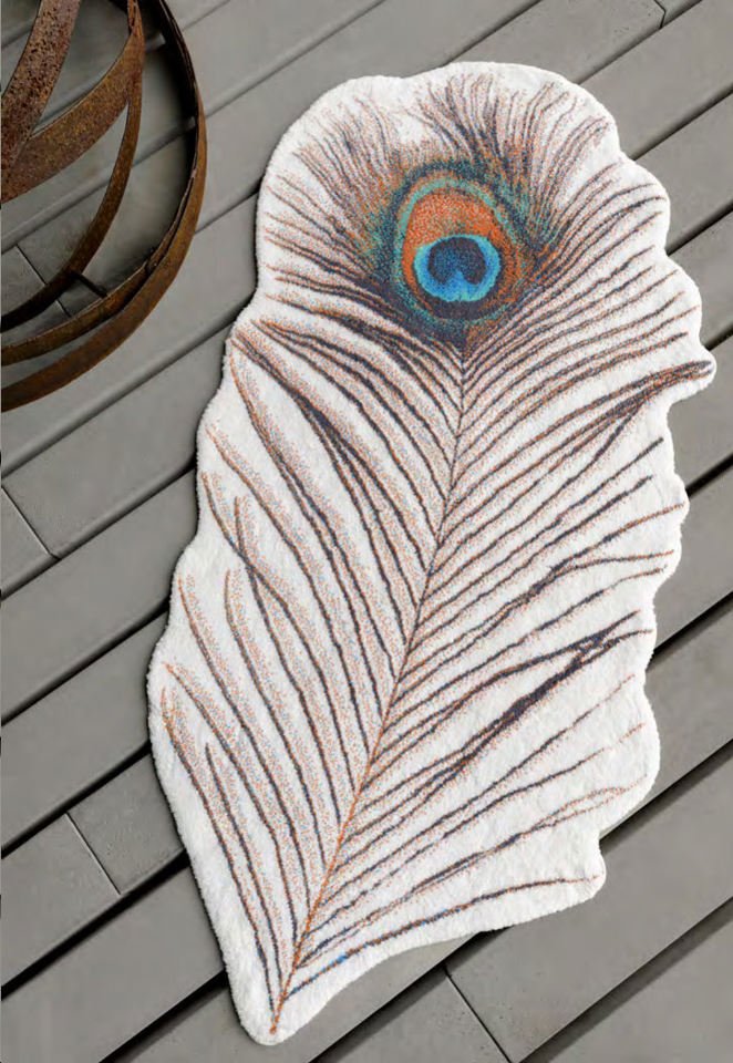 100% Giza Egyptian Cotton Bath Rug PAON 80x160cm - |VESIMI Design|