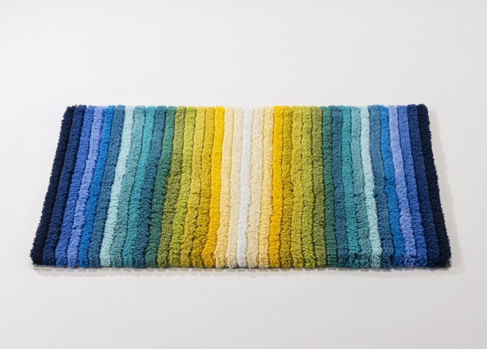 100% Giza Egyptian Cotton Multicolor Bath Rug SANTA CRUZ by Abyss & Habidecor - |VESIMI Design|