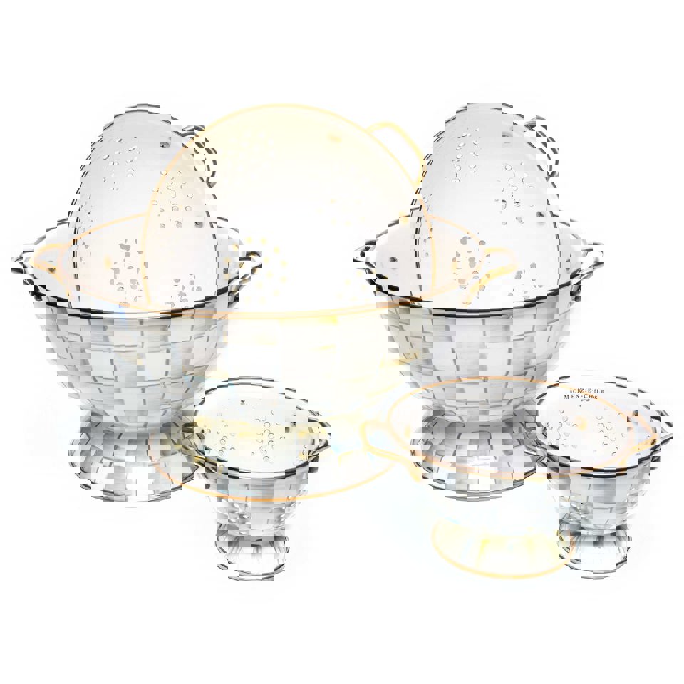 Sterling Check Everything Bowl by MacKenzie-Childs