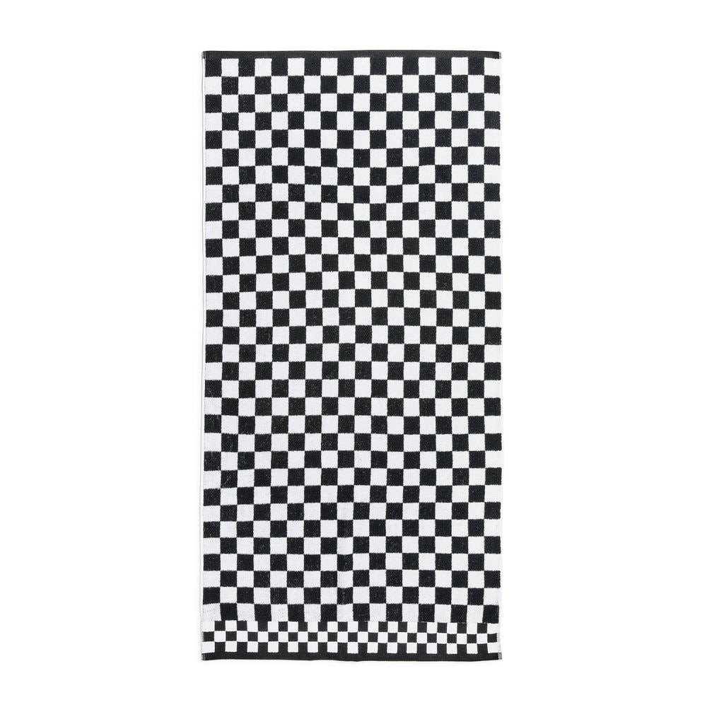 Black Check Bath Towel MacKenzie-Childs