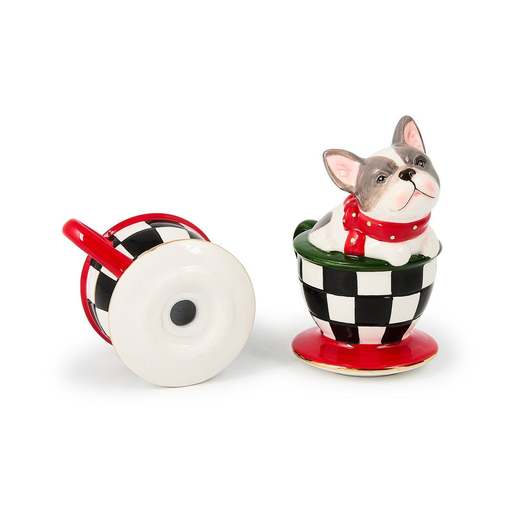 Check It Out French Bulldog Salt & Pepper Set