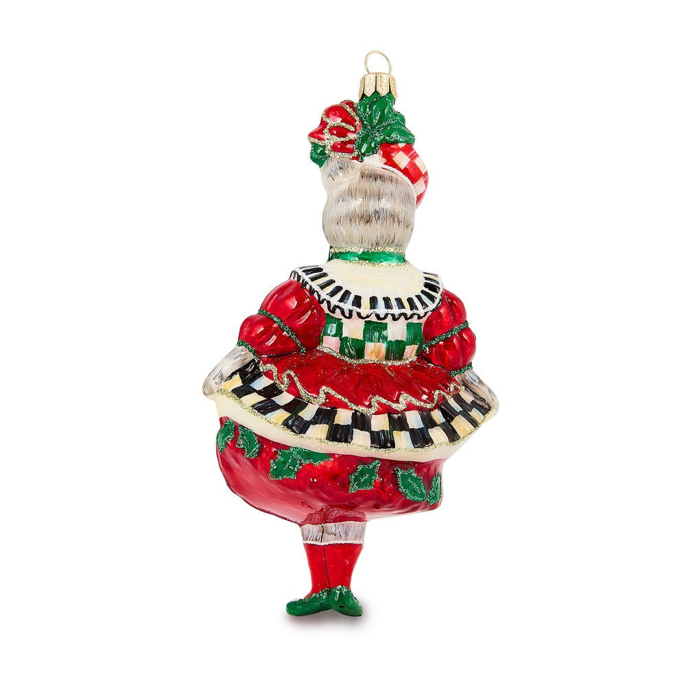 Check It Out Miss Kitty Glass Ornament by MacKenzie-Childs