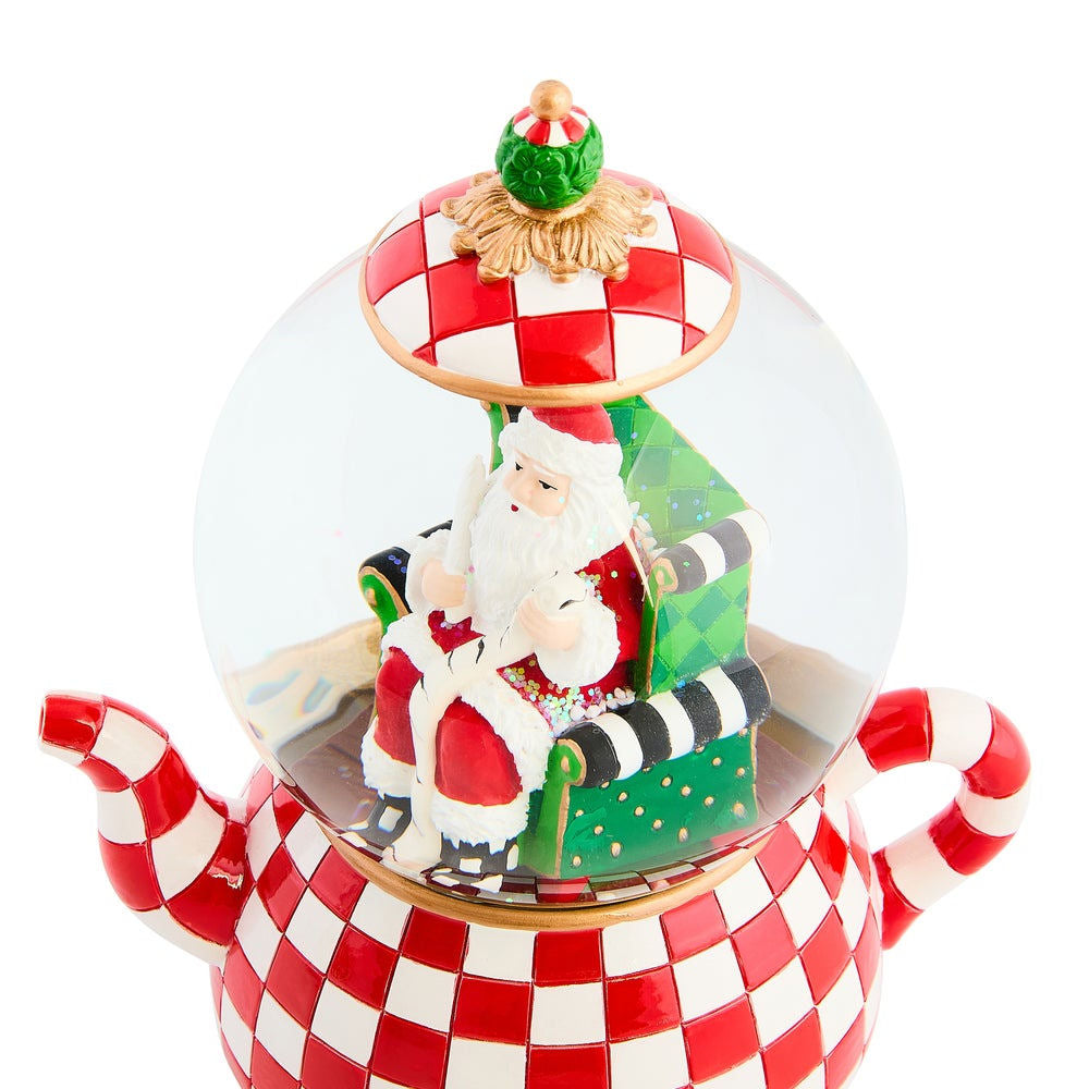 Check It Out Teapot Snow Globe MacKenzie-Childs