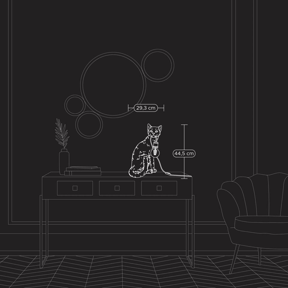 Chouchou White Cat Table Lamp - |VESIMI Design|