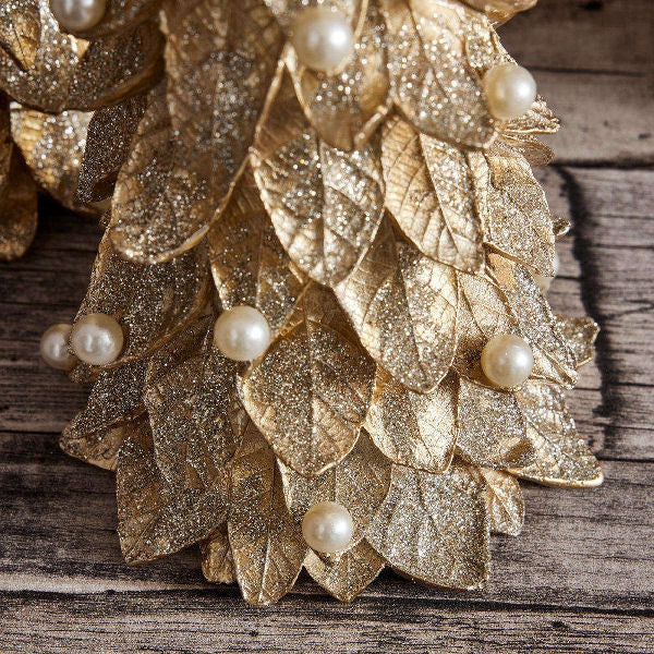 Decorative Leaf Pearl Tree by Werns - Large (46cm)