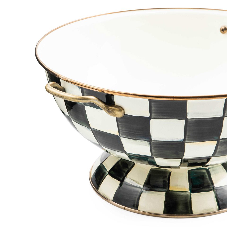 Courtly Check Everything Bowl Large by Mackenzie Childs - |VESIMI Design|