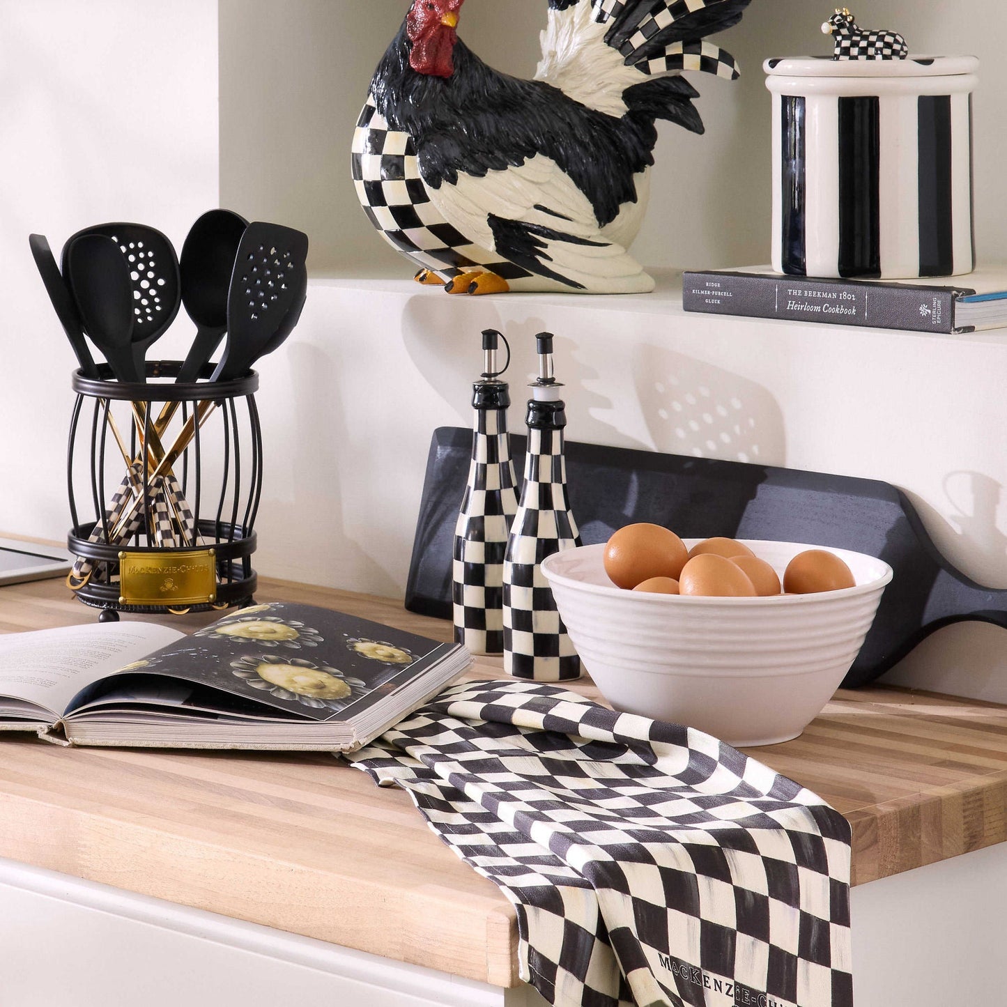 Courtly Check Farmhouse Oil Cruet - |VESIMI Design| Luxury Bathrooms and Home Decor