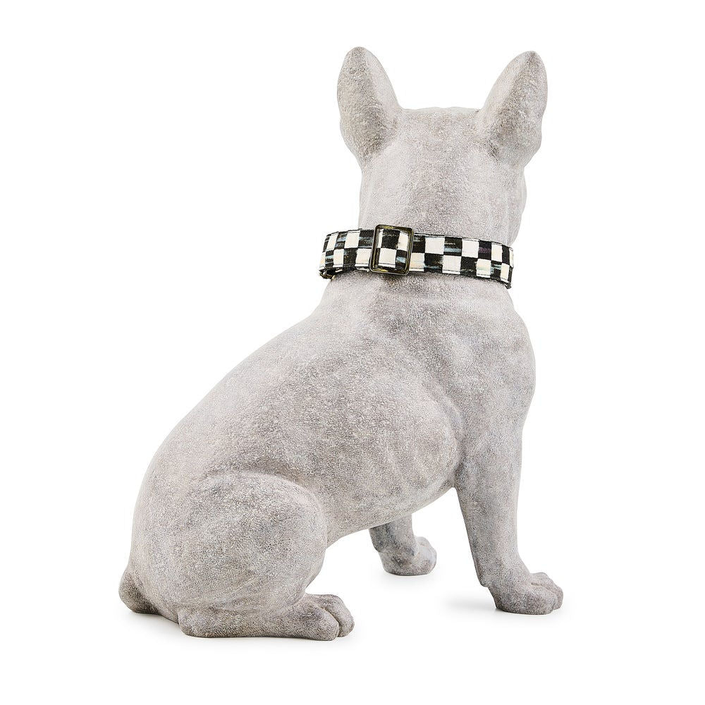 Courtly Check French Bulldog Figurine by MacKenzie-Childs