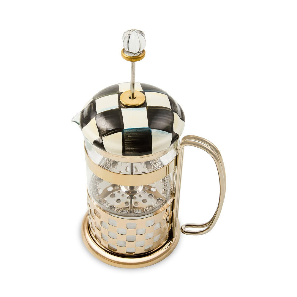 Courtly Check French Press by MacKenzie-Childs