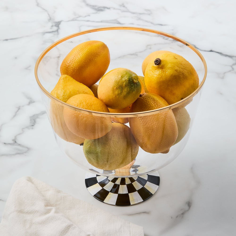 Courtly Check Glass Trifle MacKenzie-Childs