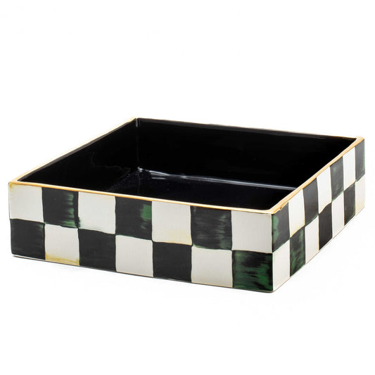 Courtly Check Luncheon Napkin Holder - |VESIMI Design| Luxury Bathrooms and Home Decor