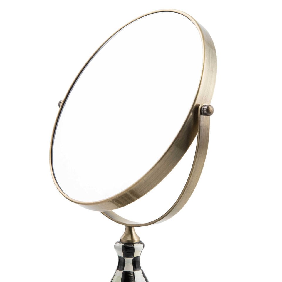 Courtly Check Vanity Mirror by Mackenzie - Childs - |VESIMI Design|