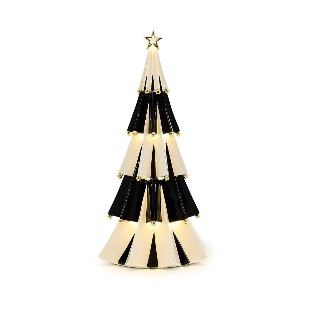 Courtly Noel Ceramic Illuminated Tree by MacKenzie-Childs