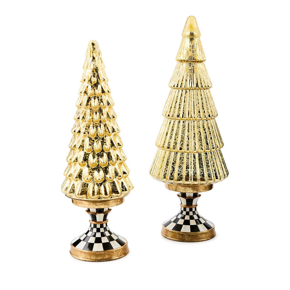 Courtly Noel Tall Illuminated Glass Tree by MacKenzie-Childs