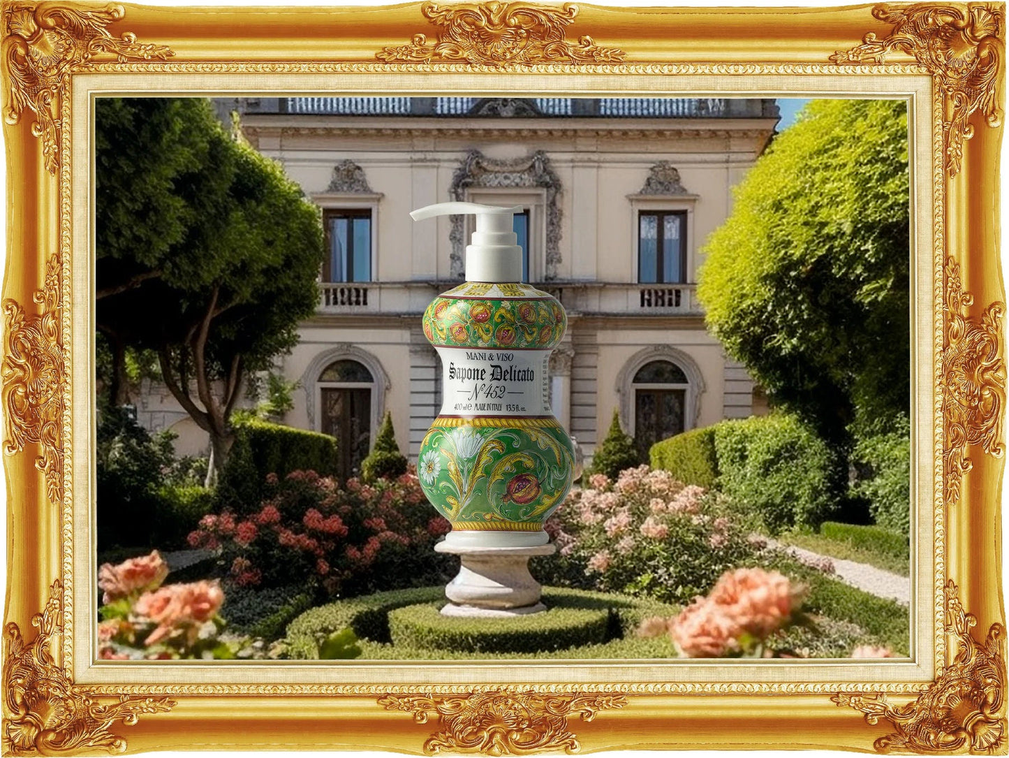 Delicate Hand & Face Soap 400 ml - N.° 452 Granatum Gli Albarelli - |VESIMI Design| Luxury Bathrooms and Home Decor