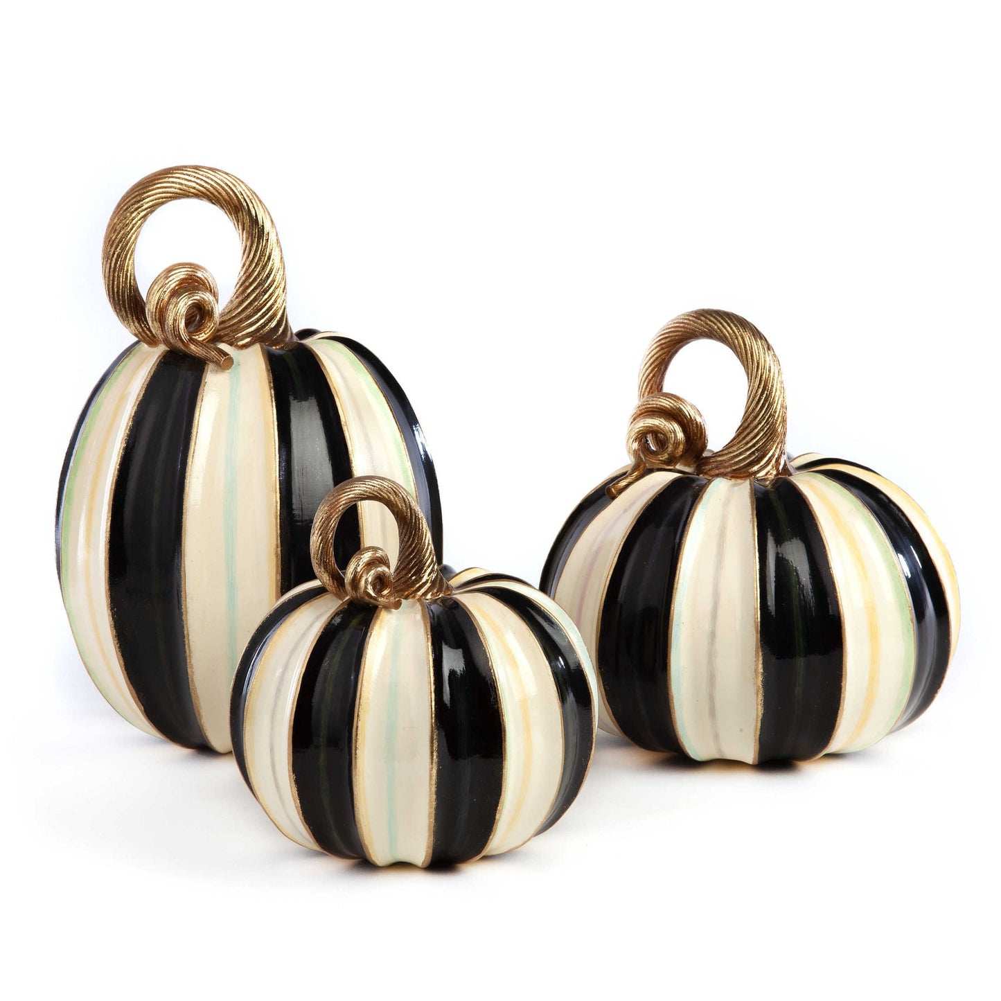 Elegant Stripe Tall Pumpkin - |VESIMI Design| Luxury Bathrooms and Home Decor