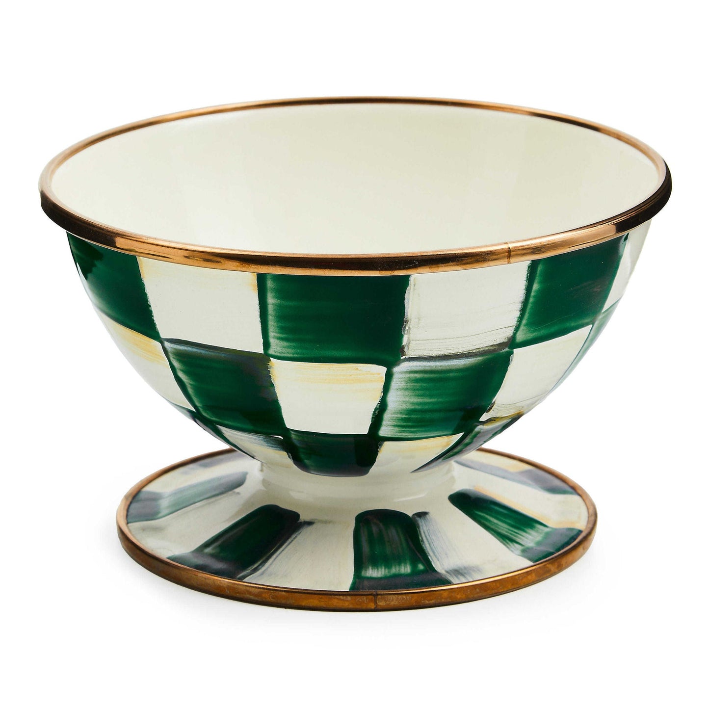 Emerald Check Ice Cream Dish - |VESIMI Design| Luxury Bathrooms and Home Decor