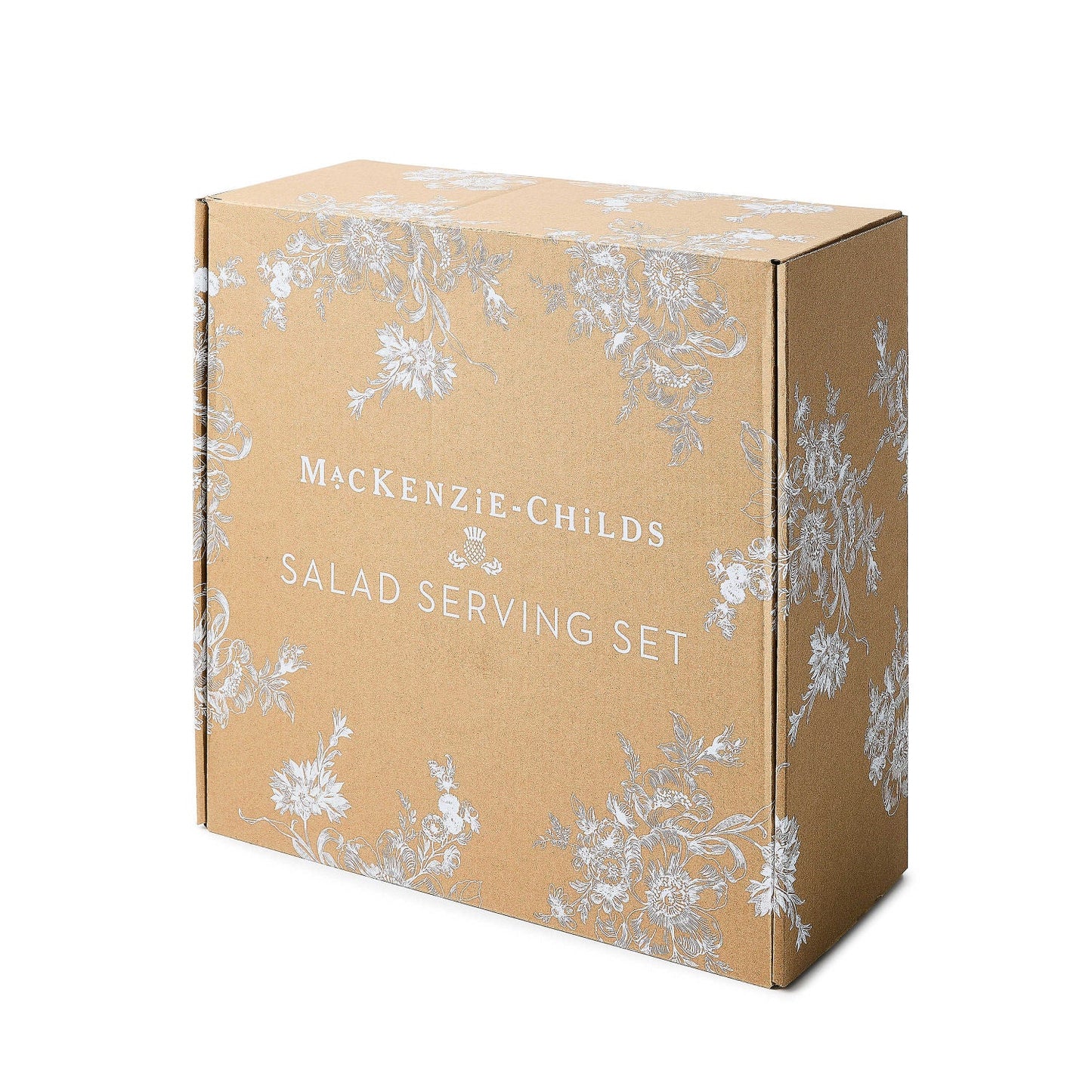 Emerald Check Salad Serving Set by MacKenzie - Childs - |VESIMI Design|