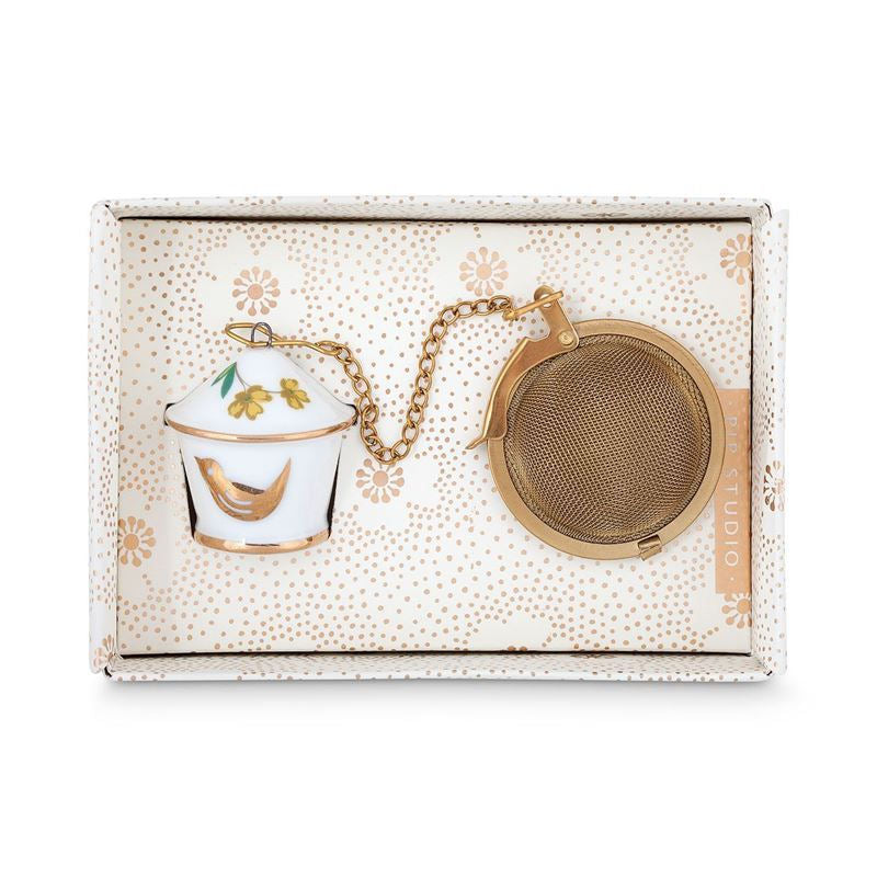 Floral Tea Infuser Birdhouse - Pip Studio