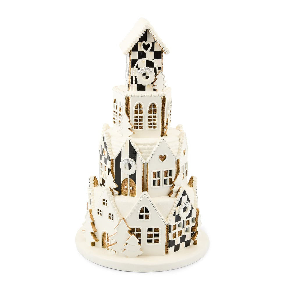 Gingerbread Round Illuminated Village by MacKenzie-Childs