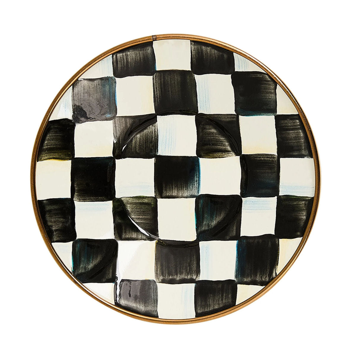 Courtly Check Tea Glass Saucer