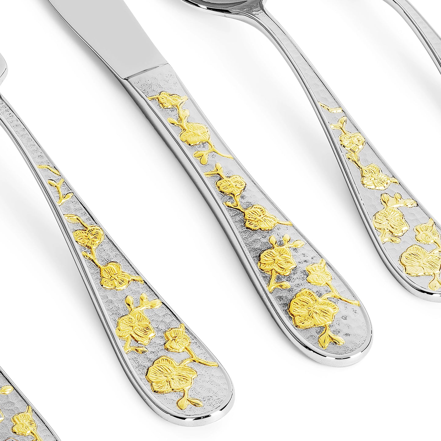 Orchid Flatware - Gold by Michael Aram