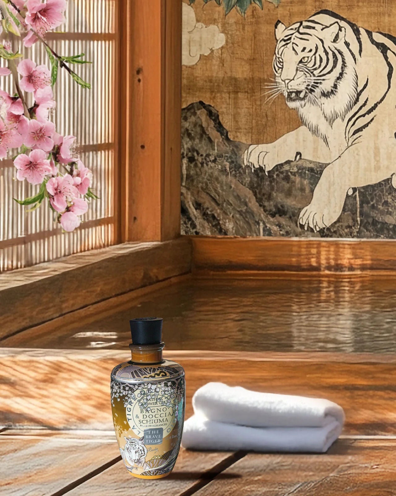 Italian Rudy Profumi ELIT LINE - Bath & Shower Foam - The Brave Tiger - |VESIMI Design|