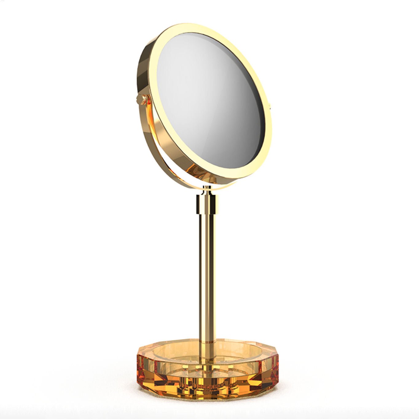 Kristall Collection Luxury Glass Mirror Amber / 5 Colors - |VESIMI Design|