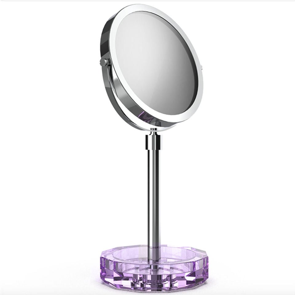 Kristall Collection Luxury Glass Mirror Violet / 5 Colors - |VESIMI Design|