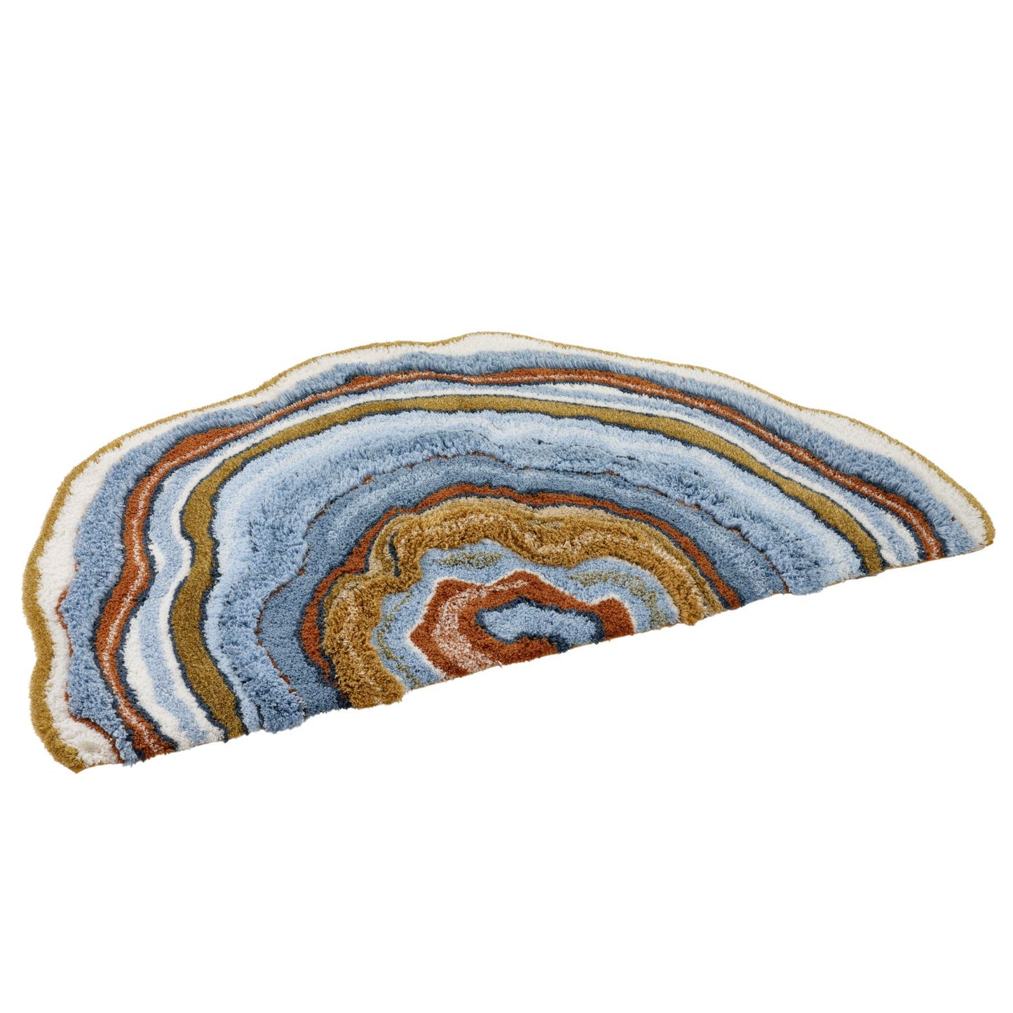 Celora Brown & Gold Bathroom Rug by Abyss & Habidecor