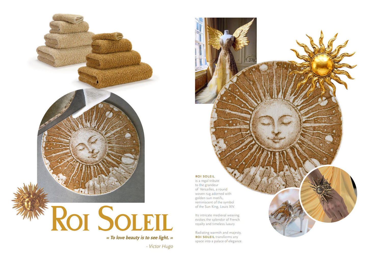 Egyptian Cotton Bathroom Rug Roi Soleil by Abyss & Habidecor