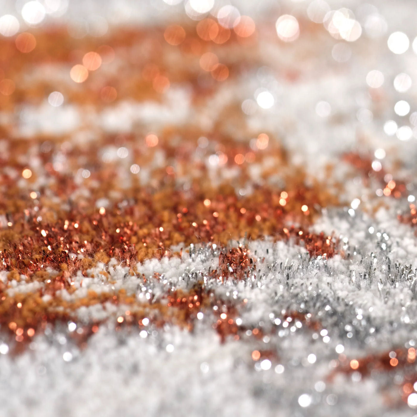 Caramel & Silver Egyptian Cotton Bath Mat SPARKS by Abyss & Habidecor