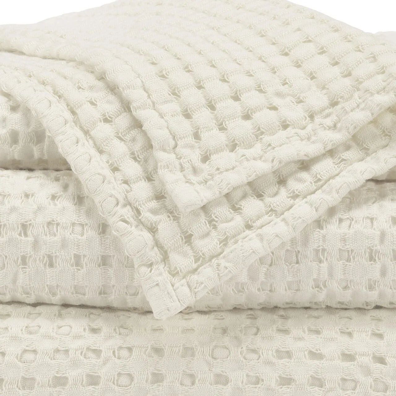 Luxury Waffle Design Towels Pousada - 103 Ivory