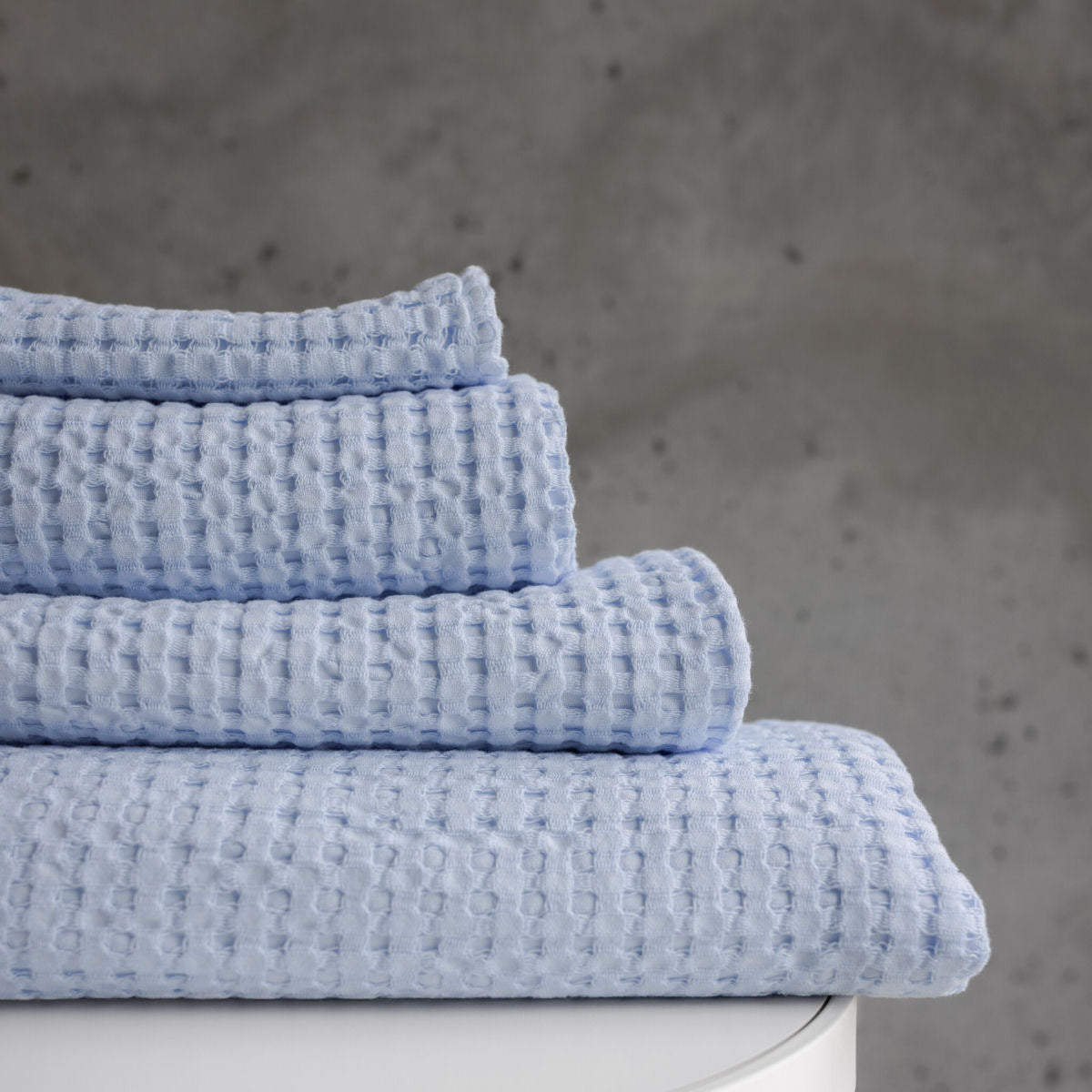 Waffle Design Towels Pousada by Abyss & Habidecor - 330 Powder Blue