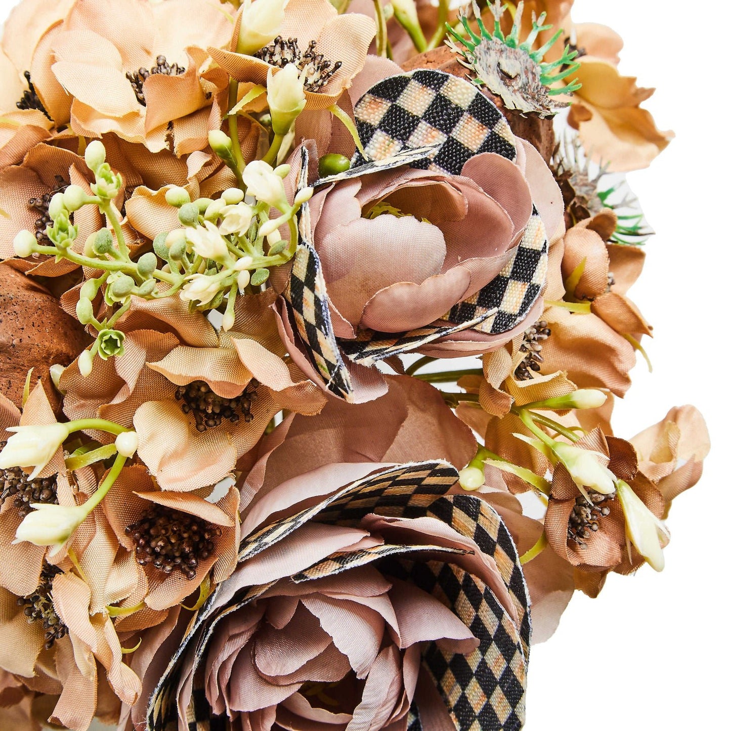 MacKenzie - Childs Mocha Floral Bouquet - |VESIMI Design| Luxury Bathrooms and Home Decor