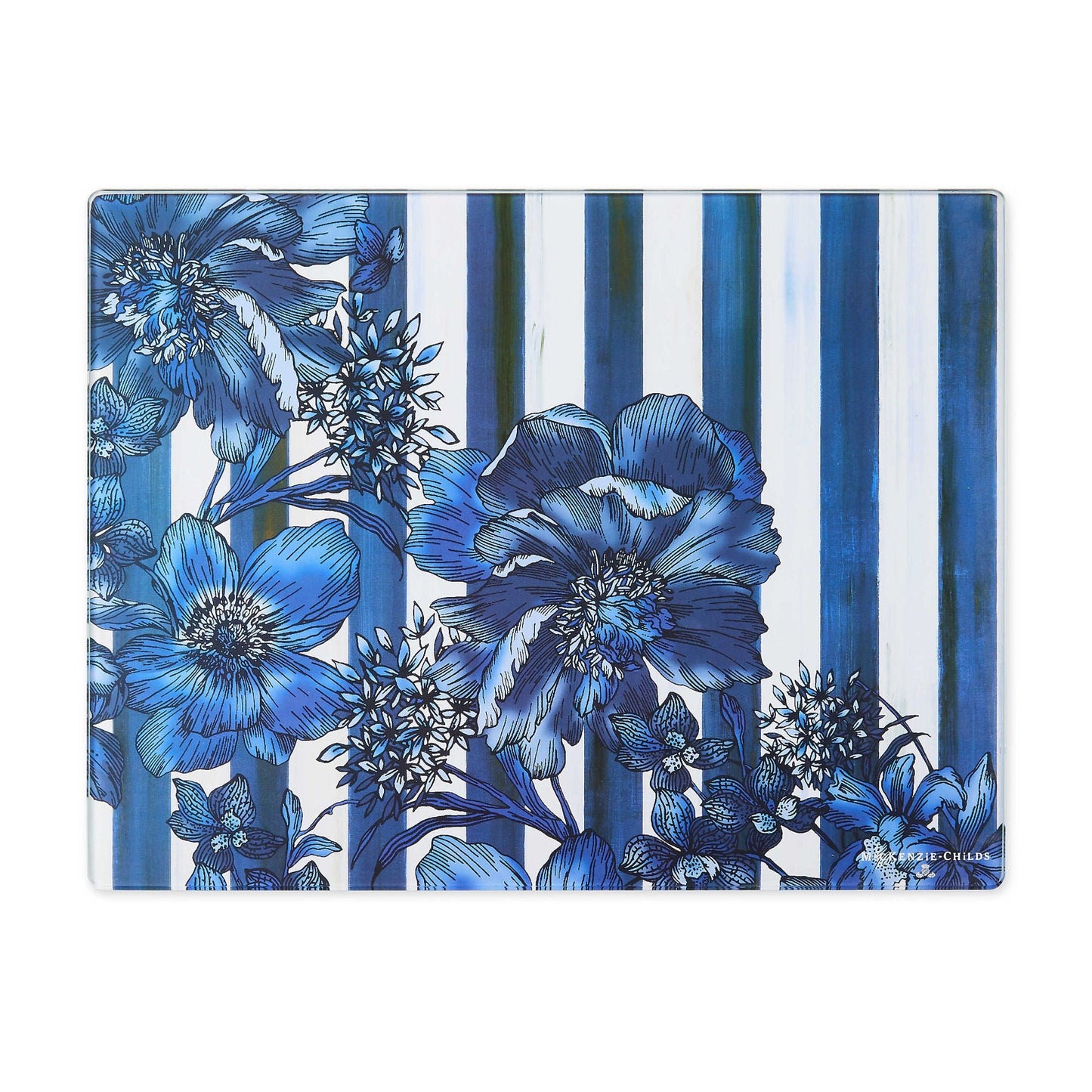 MacKenzie - Childs Royal English Garden Glass Cutting Board, Set of 2 - |VESIMI Design| Luxury Bathrooms and Home Decor