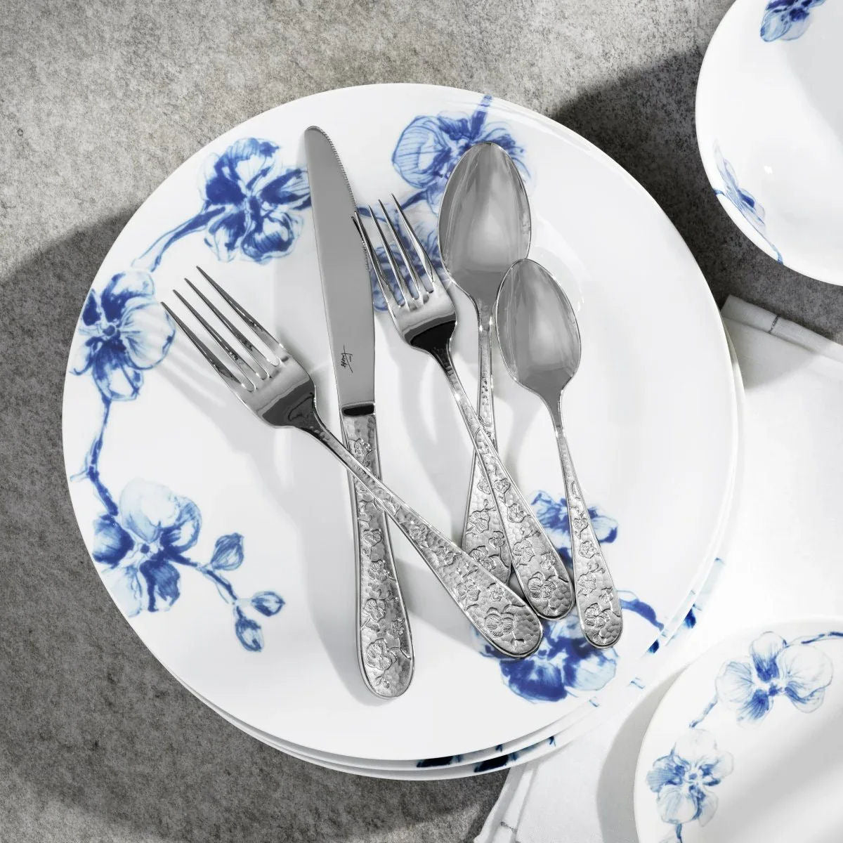 Orchid Flatware - Silver by Michael Aram