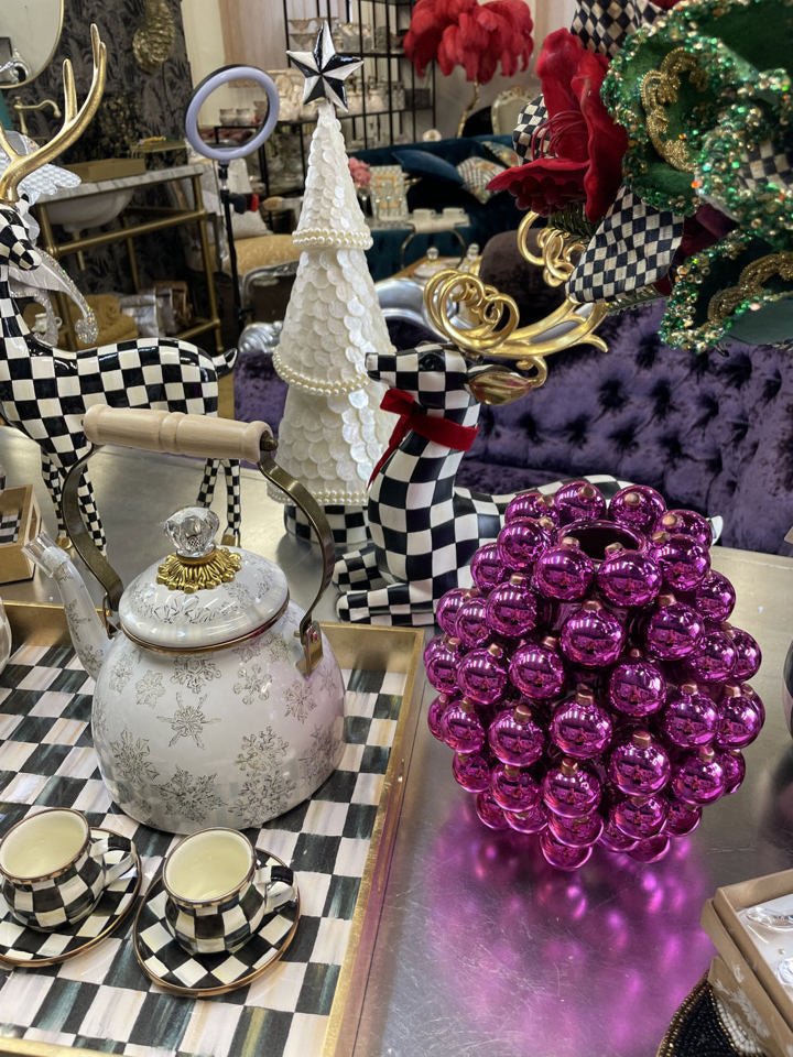 Pink - Purple Boule Vase Medium - Funky Christmas Collection - |VESIMI Design|