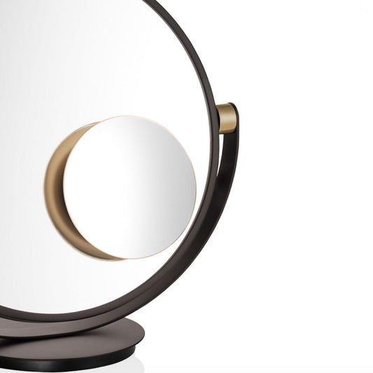 Plug Mirror for Decor Walther Vanity Mirror in Chrome / Gold / Gold Matt - |VESIMI Design| Luxury Bathrooms and Home Decor
