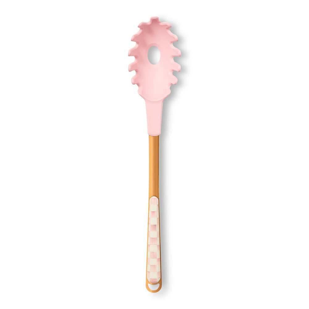 Rosy Check Pasta Spoon by MacKenzie-Childs