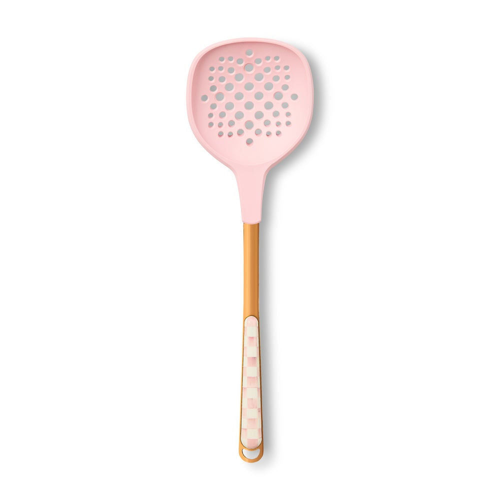 Rosy Check Slotted Turner - MacKenzie-Childs