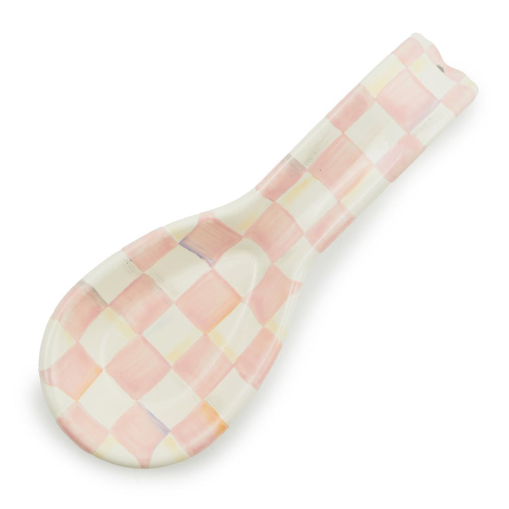 Rosy Check Spoon Rest by Mackenzie-Childs