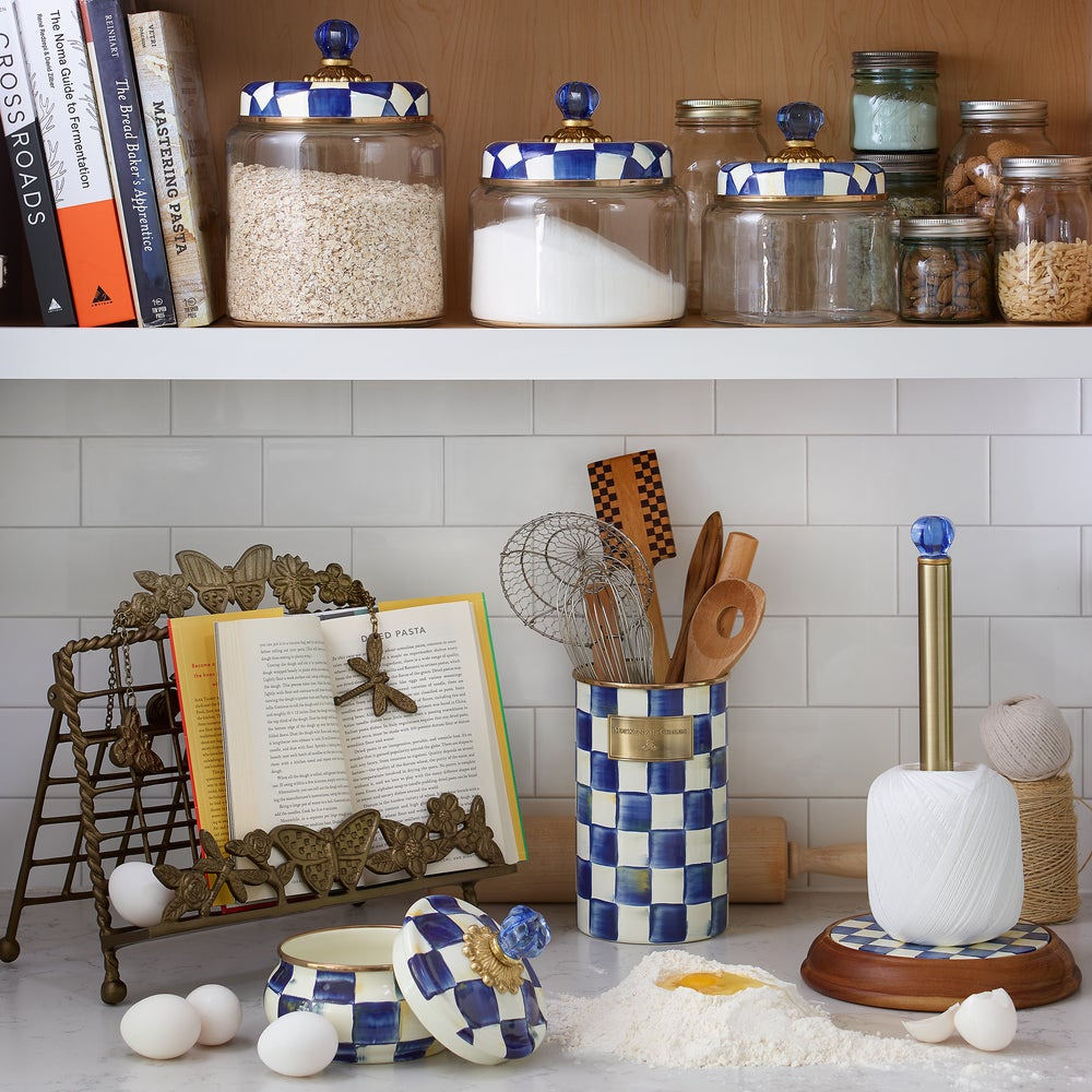 Royal Check Large Kitchen Canister MacKenzie-Childs