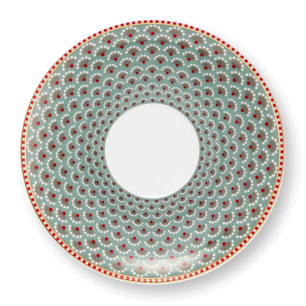 Set of 2 Cups and Saucers Blooming Tales Fantasy Blue 300ml - Pip Studio