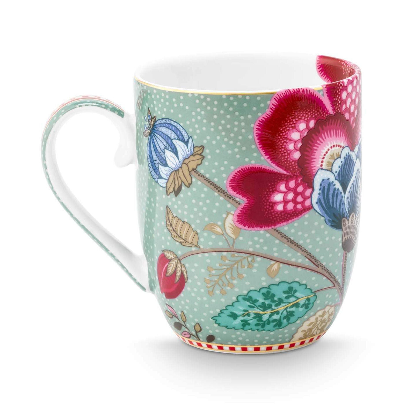 Set of 2 Mugs Blooming Tales Fantasy Blue 200ml - Pip Studio