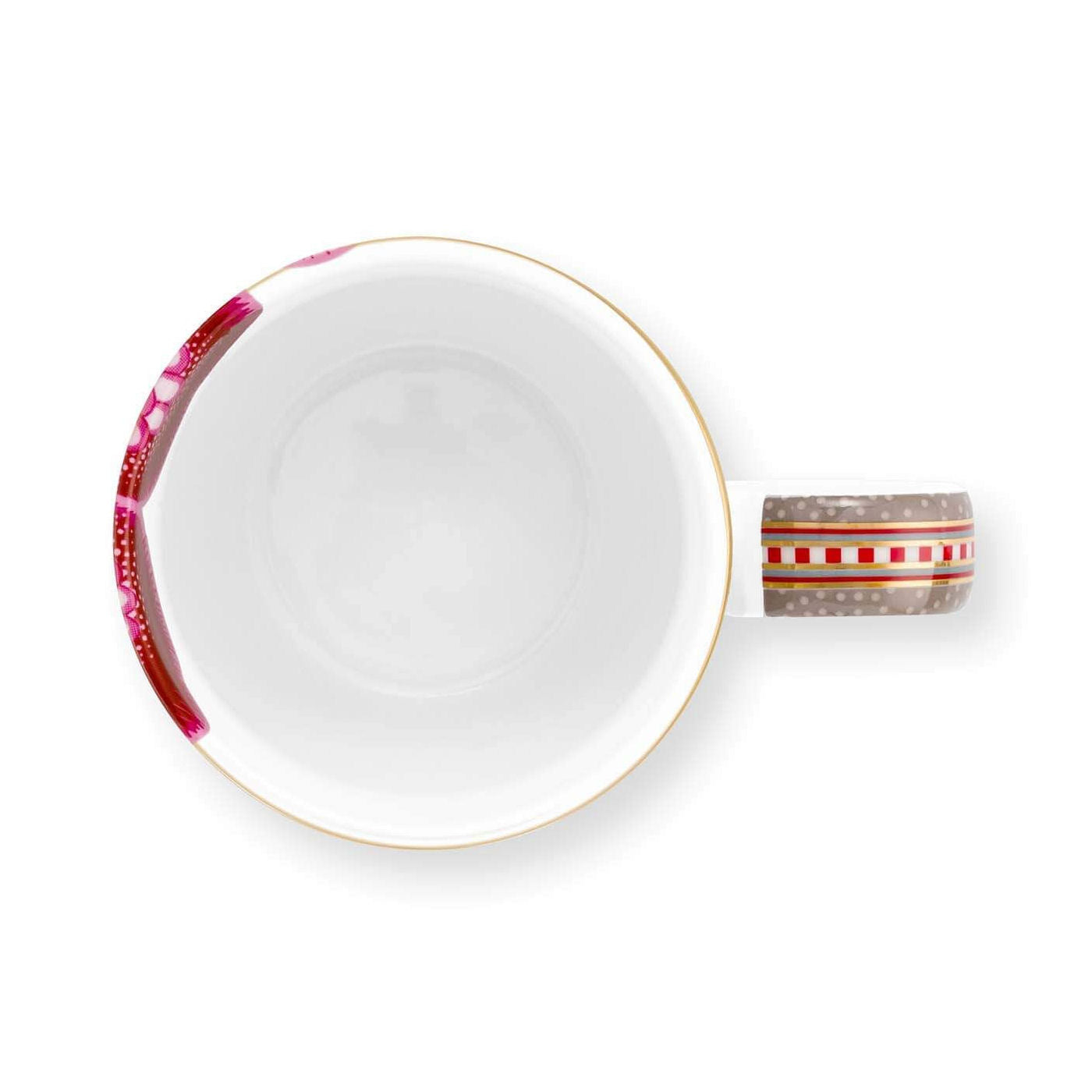 Set of 2 Mugs Blooming Tales Fantasy Khaki 200ml - Pip Studio