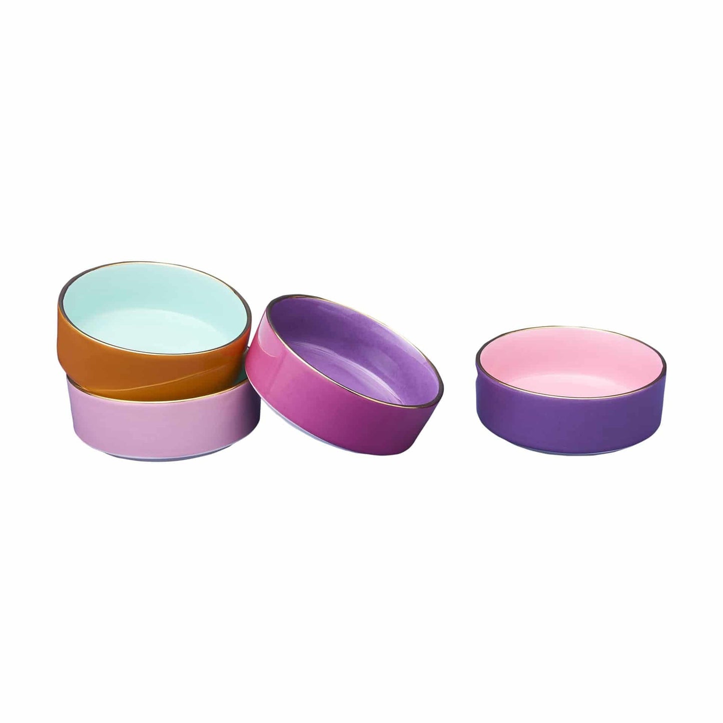 Set of 4 Fancy Colors bowls - |VESIMI Design| Luxury Bathrooms and Home Decor
