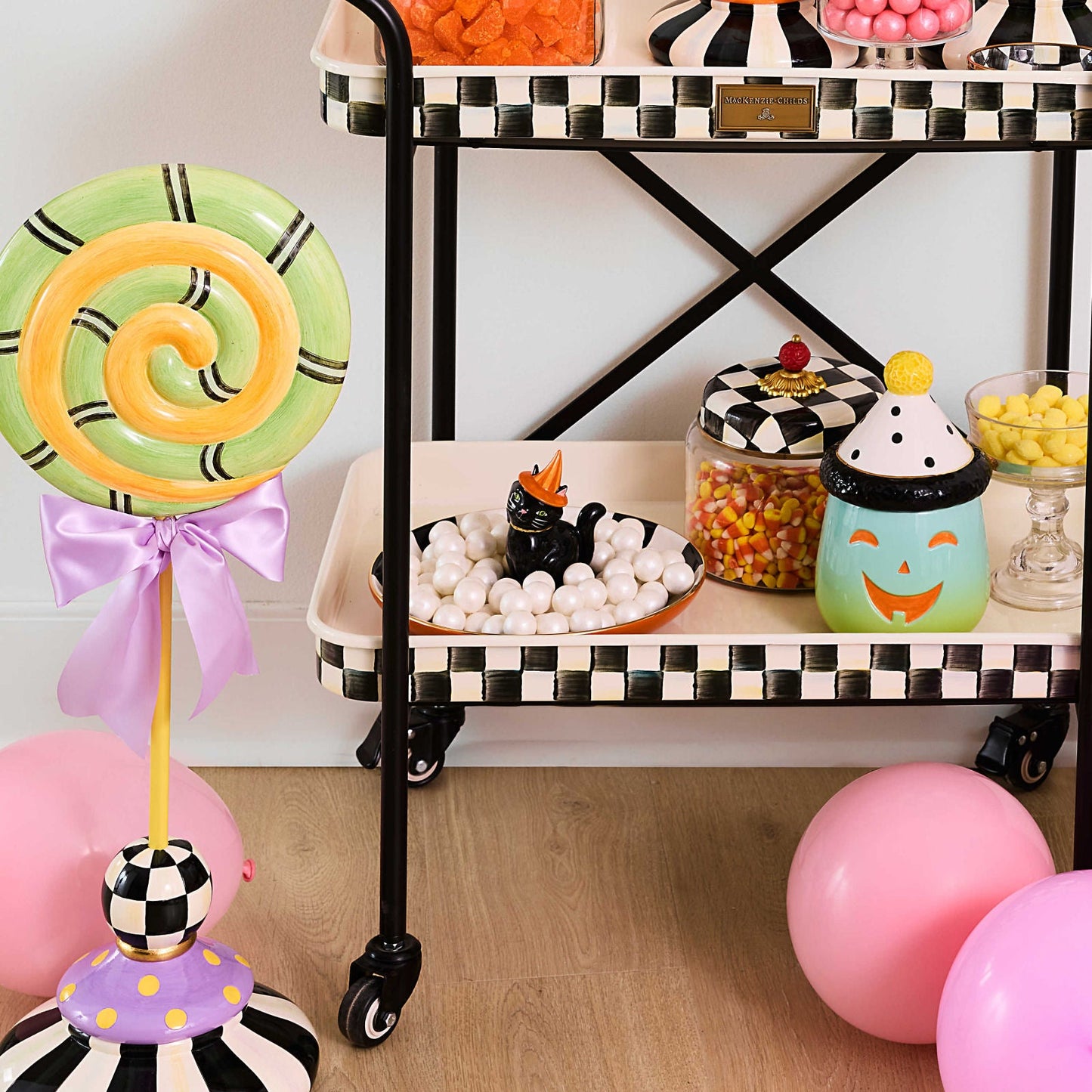 Trick or Treat Cat Check Candy Dish - |VESIMI Design| Luxury Bathrooms and Home Decor