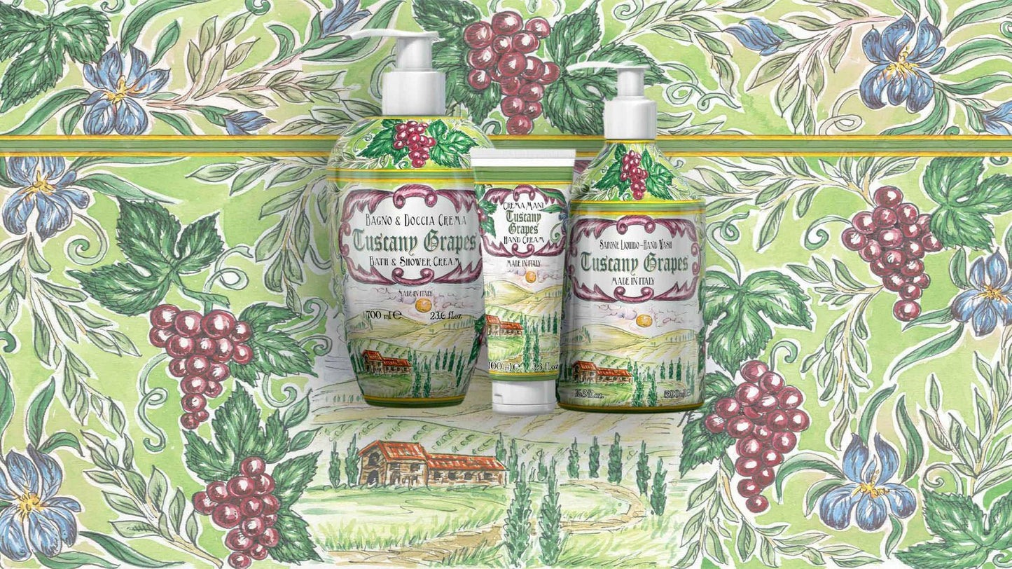 Tuscany Grapes Range - Hand Cream 100 ml - |VESIMI Design| Luxury Bathrooms and Home Decor