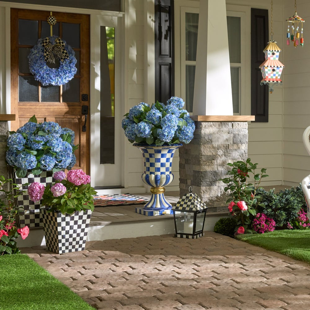 Royal Check Piedestal Urn / Speciale bestelling